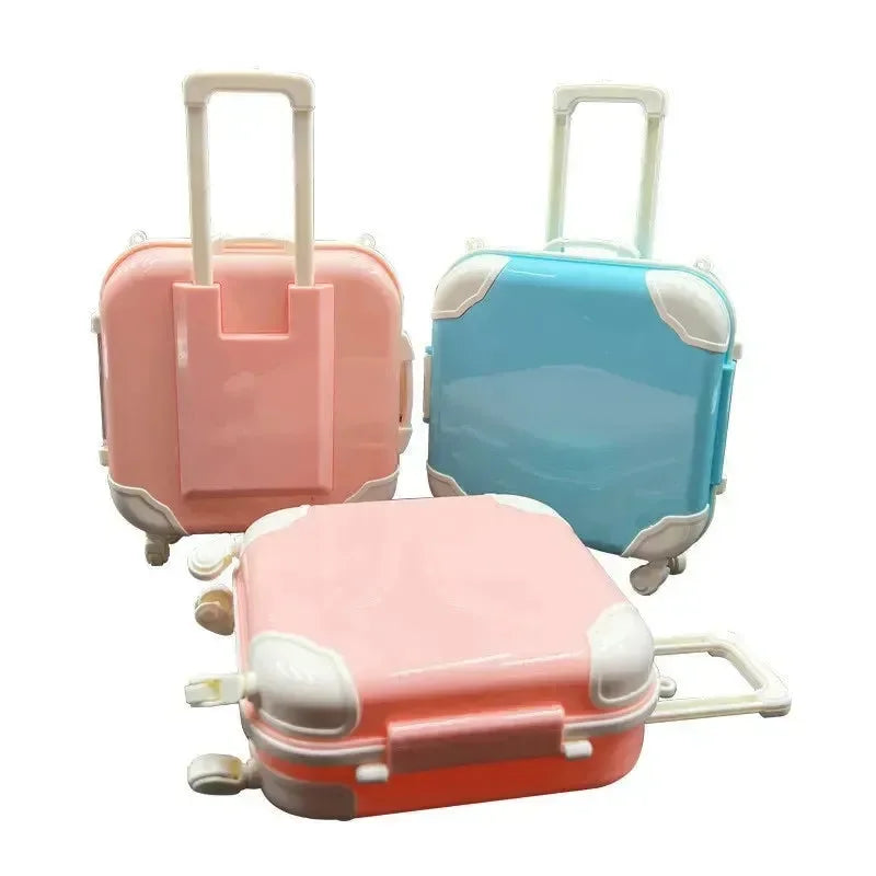 Simulation Trolley Suitcase Mini Lunch Box - Bear Hugs