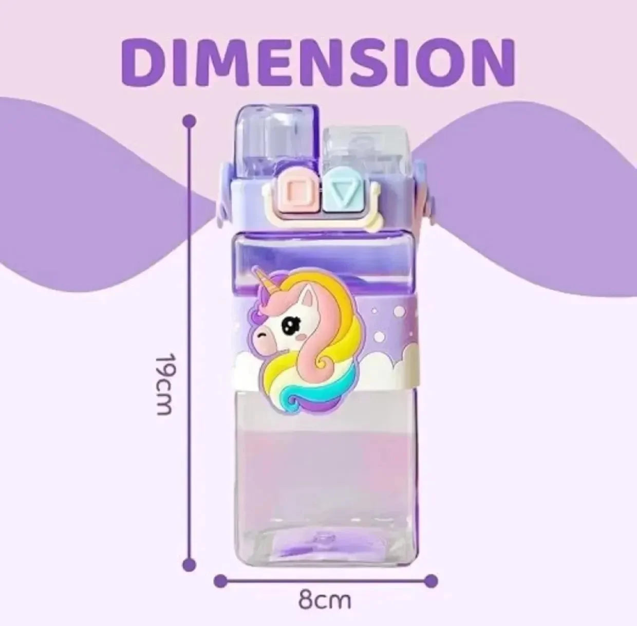 Sip 'n' Spout Cartoon Water Bottle (520 ml) - Bear Hugs