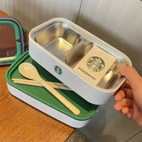 Siren's Stash Double-Layer Lunch Box - Bear Hugs