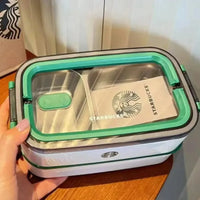 Siren's Stash Double-Layer Lunch Box - Bear Hugs