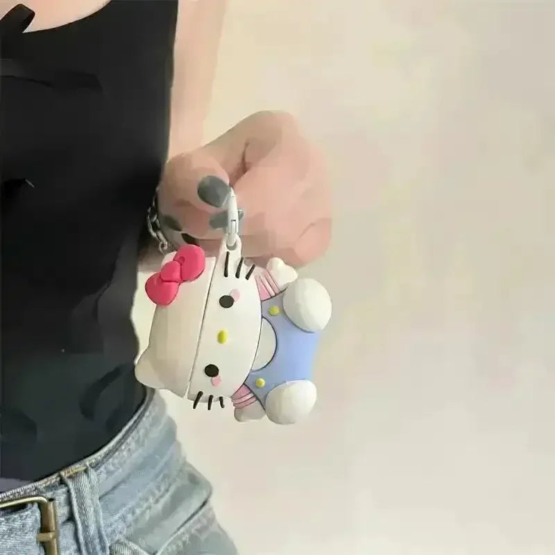 Sitting Hello Kitty Case (For Airpods) - Bear Hugs