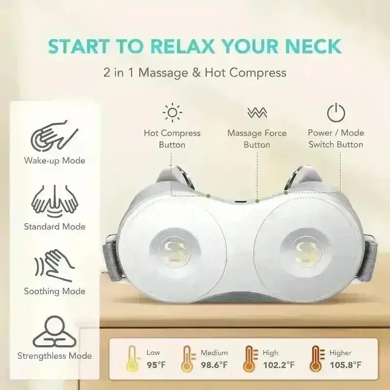 SKG H7 Neck Massager - Bear Hugs