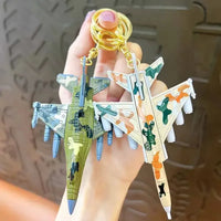 Skybound Simulation Fighter Plane Keychain - Bear Hugs