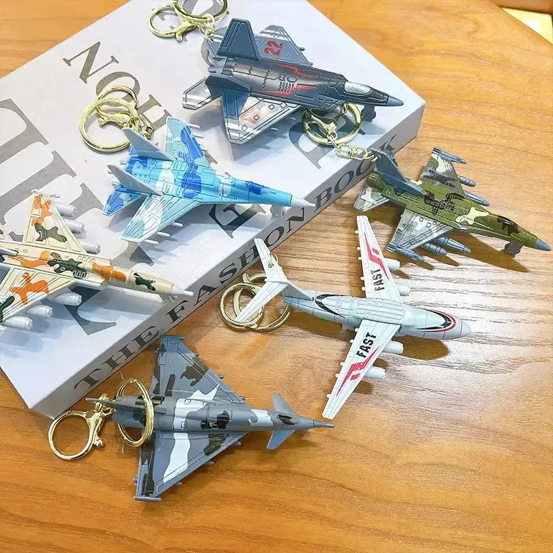 Skybound Simulation Fighter Plane Keychain - Bear Hugs