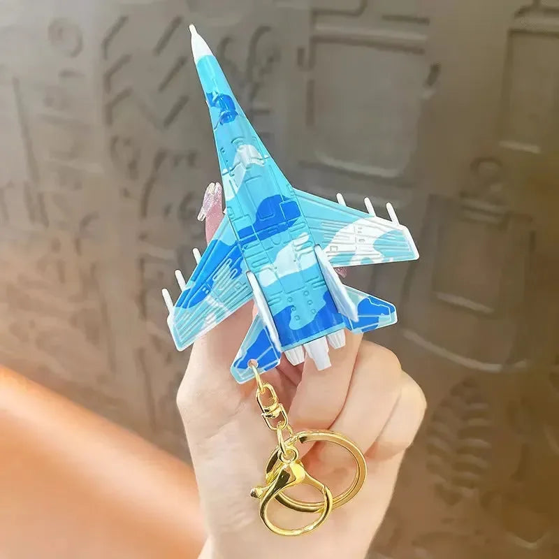 Skybound Simulation Fighter Plane Keychain - Bear Hugs