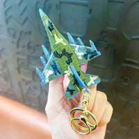 Skybound Simulation Fighter Plane Keychain - Bear Hugs