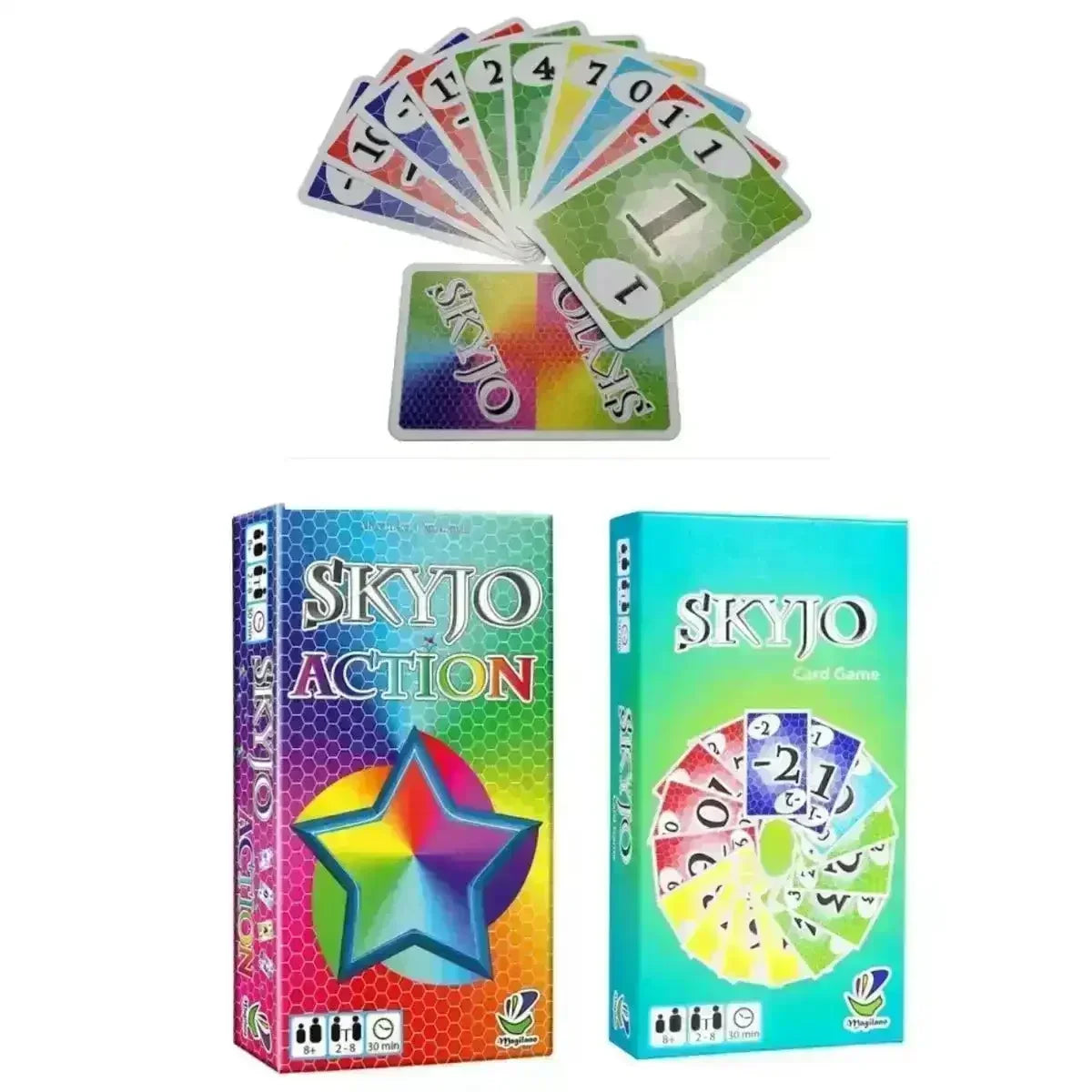 Skyjo and Skyjo Action Card Game For Whole Family
