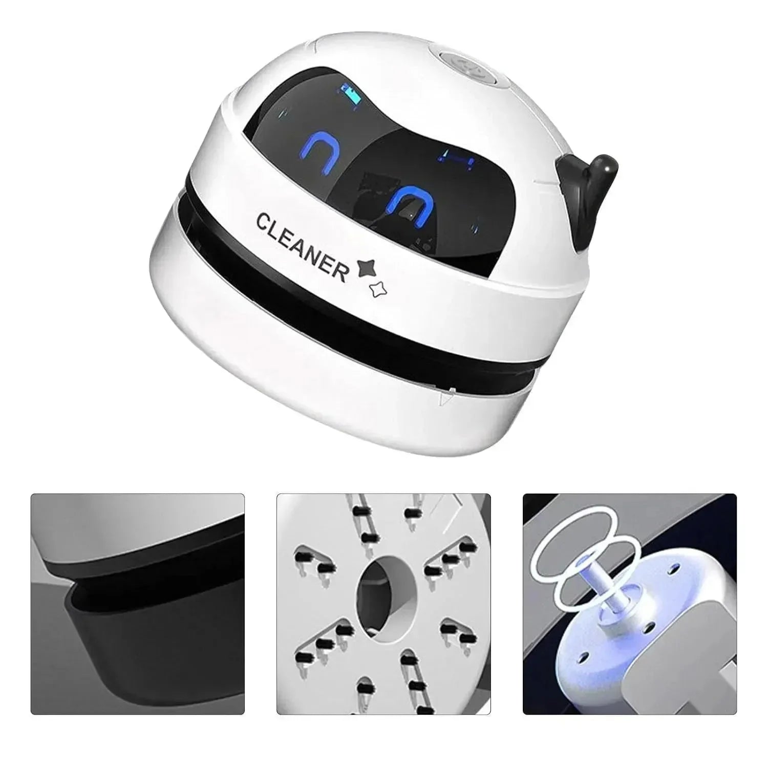Sleek Sweep Mini Robot Vacuum Cleaner - Bear Hugs