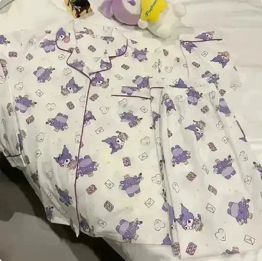 Sleep Ready Kuromi Pajama Set - Bear Hugs
