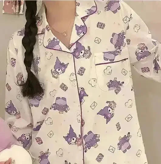 Sleep Ready Kuromi Pajama Set - Bear Hugs