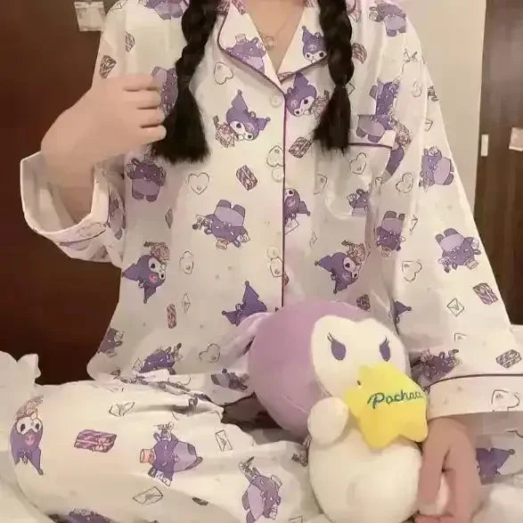 Sleep Ready Kuromi Pajama Set - Bear Hugs