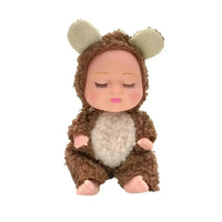 Sleeping Baby Girl Reborn Dolls (13 cm) - Bear Hugs