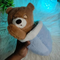 Sleepy Snuggles Breathing Teddy Bear - Bear Hugs