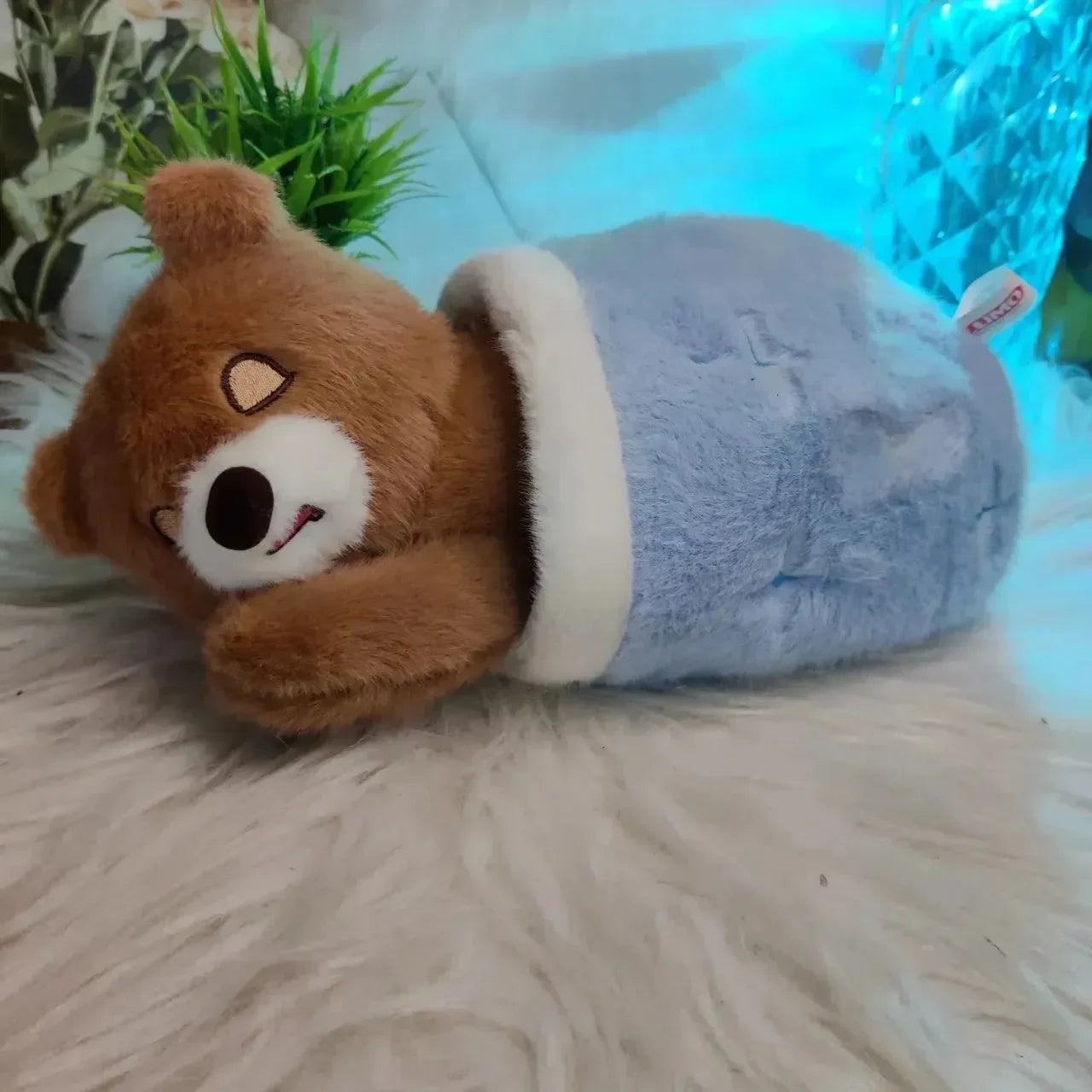 Sleepy Snuggles Breathing Teddy Bear - Bear Hugs