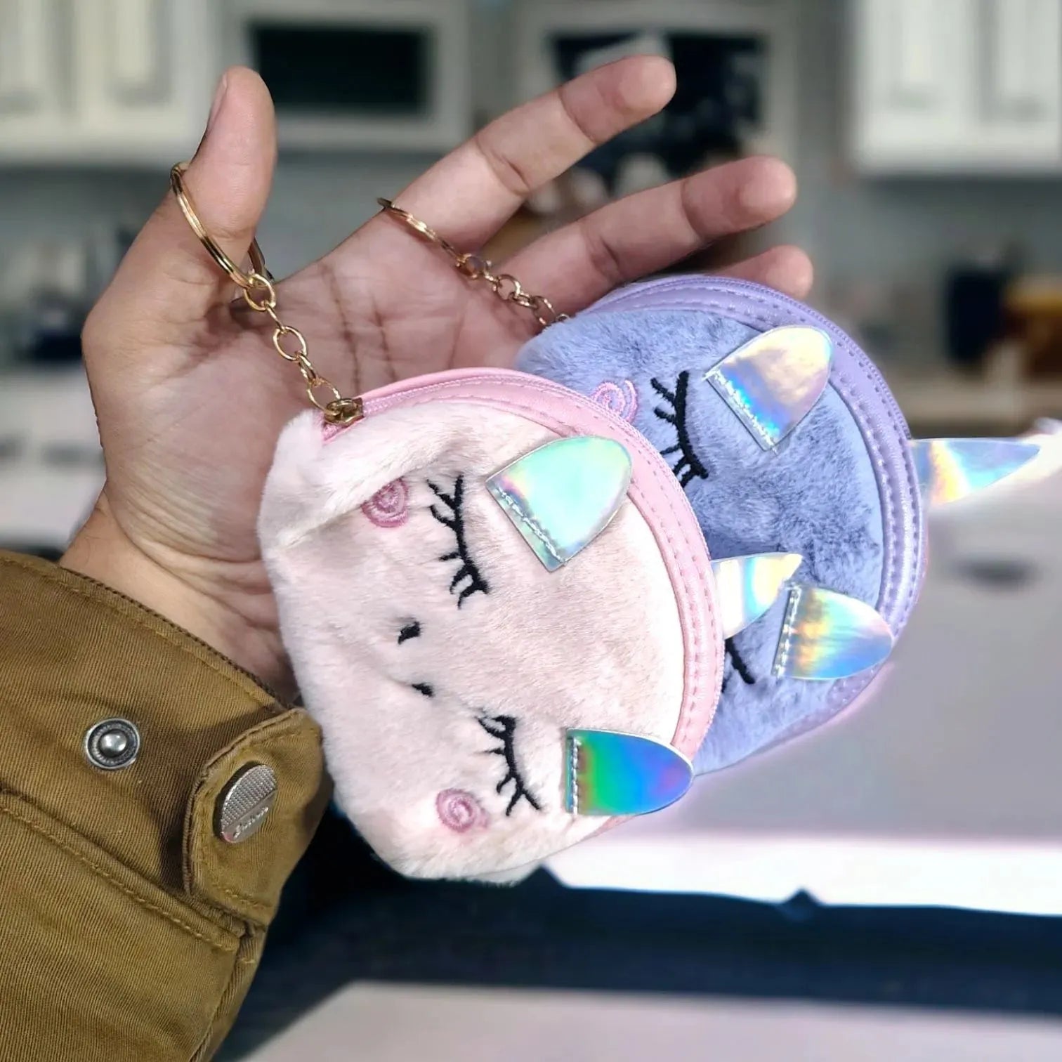 Sleepy Unicorn Plush Coin Pouch - Bear Hugs