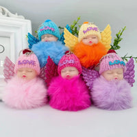 Slumber Baby Wings Fur Pendant - Bear Hugs