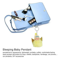Slumber Baby Wings Fur Pendant - Bear Hugs