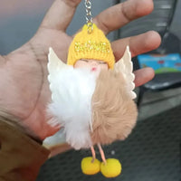 Slumber Baby Wings Fur Pendant - Bear Hugs