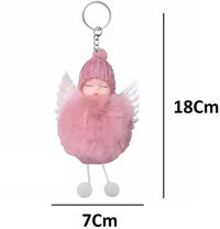 Slumber Baby Wings Fur Pendant - Bear Hugs