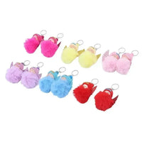 Slumber Baby Wings Fur Pendant - Bear Hugs