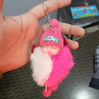 Slumber Baby Wings Fur Pendant - Bear Hugs