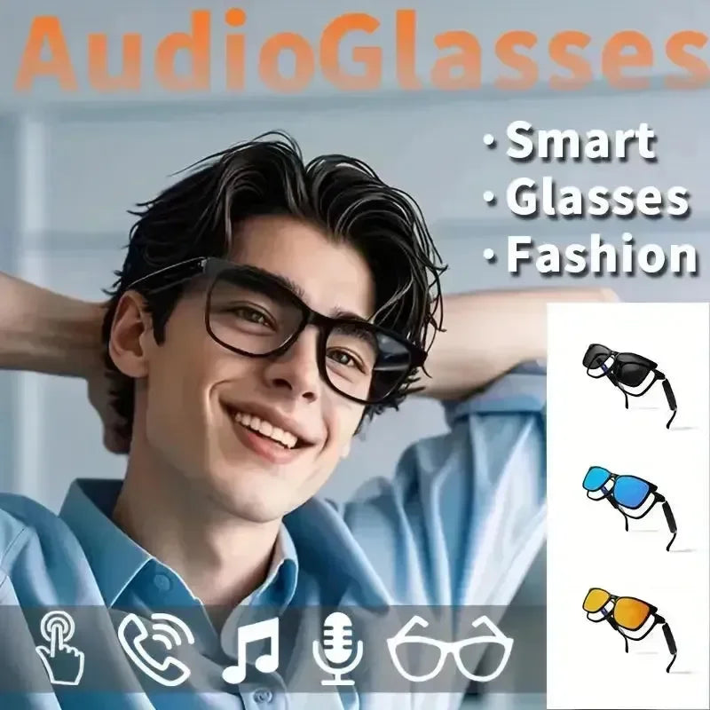 Smart Bluetooth Glasses UV400 Polarized Lens - Bear Hugs