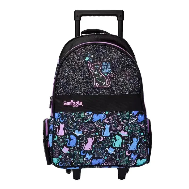 Smiggle All Stars Trolley Backpack - Bear Hugs