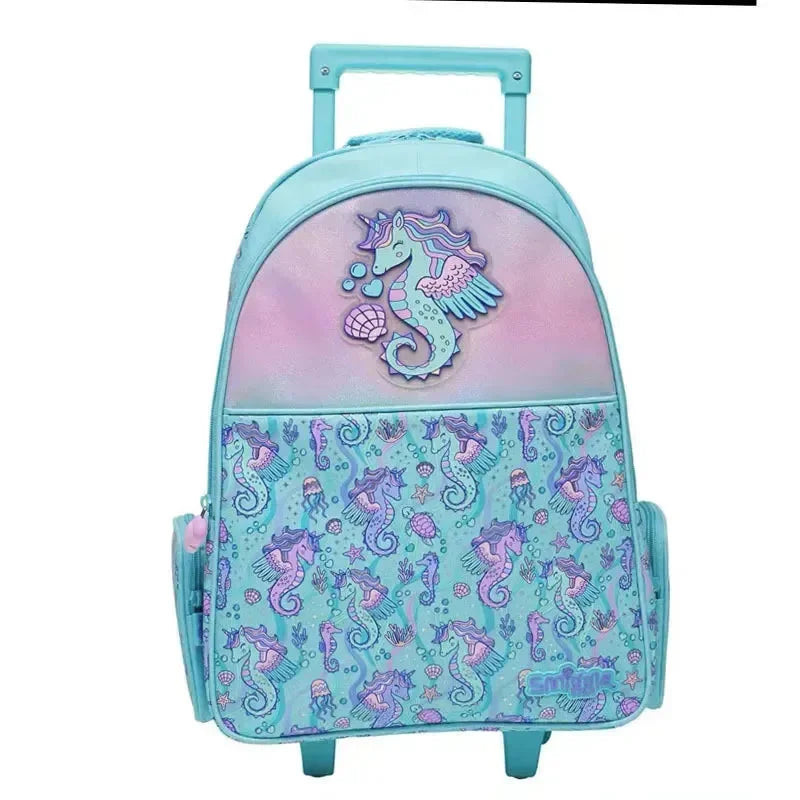 Smiggle All Stars Trolley Backpack - Bear Hugs