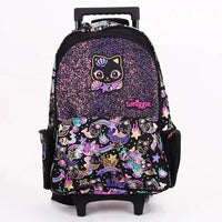 Smiggle All Stars Trolley Backpack - Bear Hugs