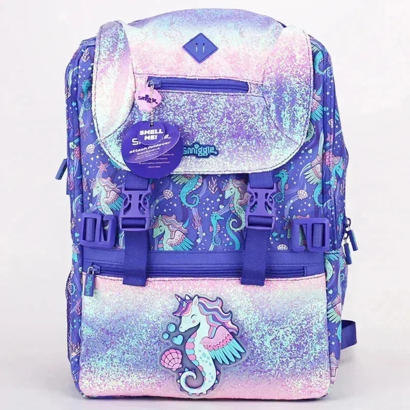 Smiggle Limitless Attach Foldover Backpack - Bear Hugs