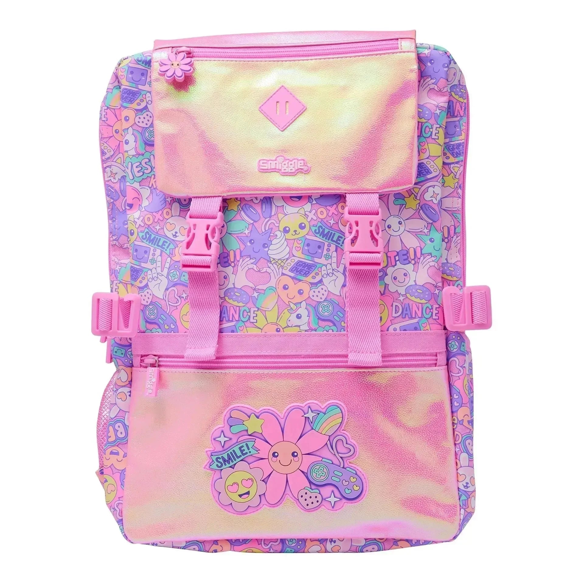 Smiggle Limitless Attach Foldover Backpack - Bear Hugs