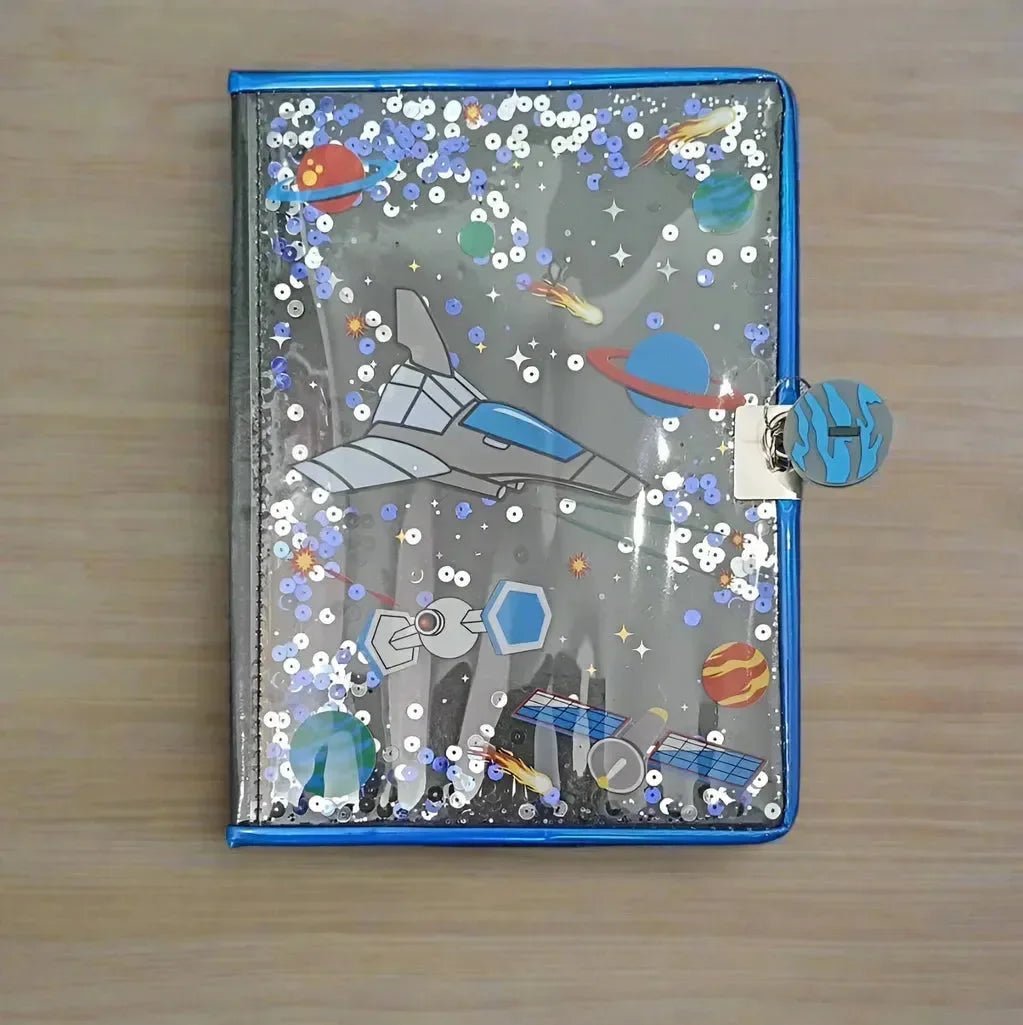 Smiggle Sparkle Secrets A5 Lock Diary - Bear Hugs