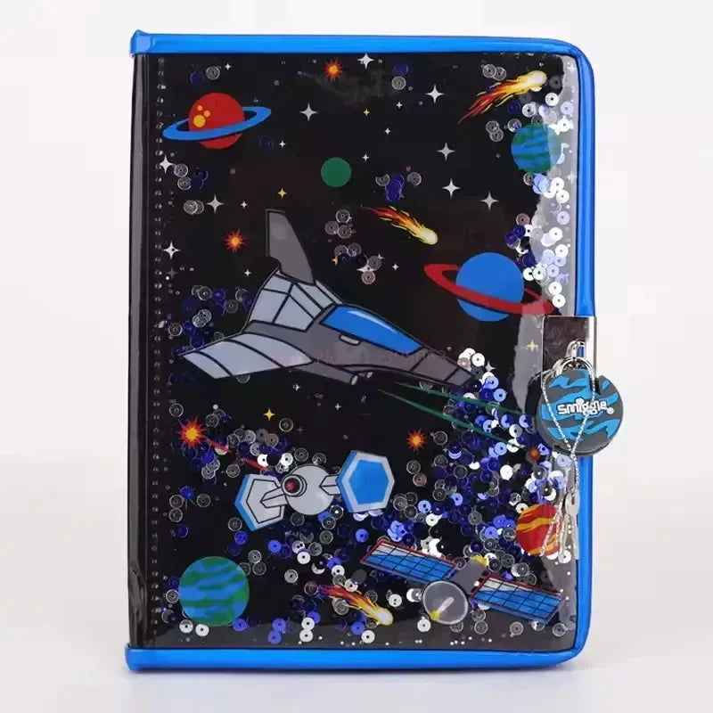 Smiggle Sparkle Secrets A5 Lock Diary - Bear Hugs