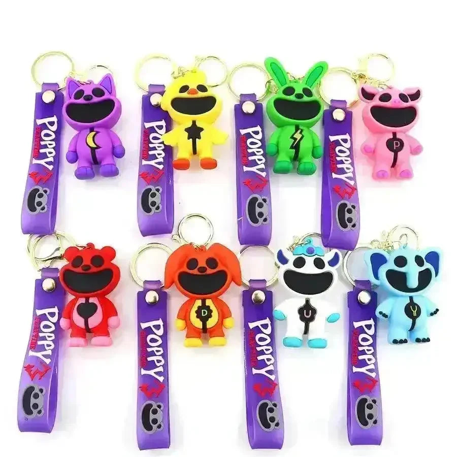 Smiling Critters Keychain - Bear Hugs