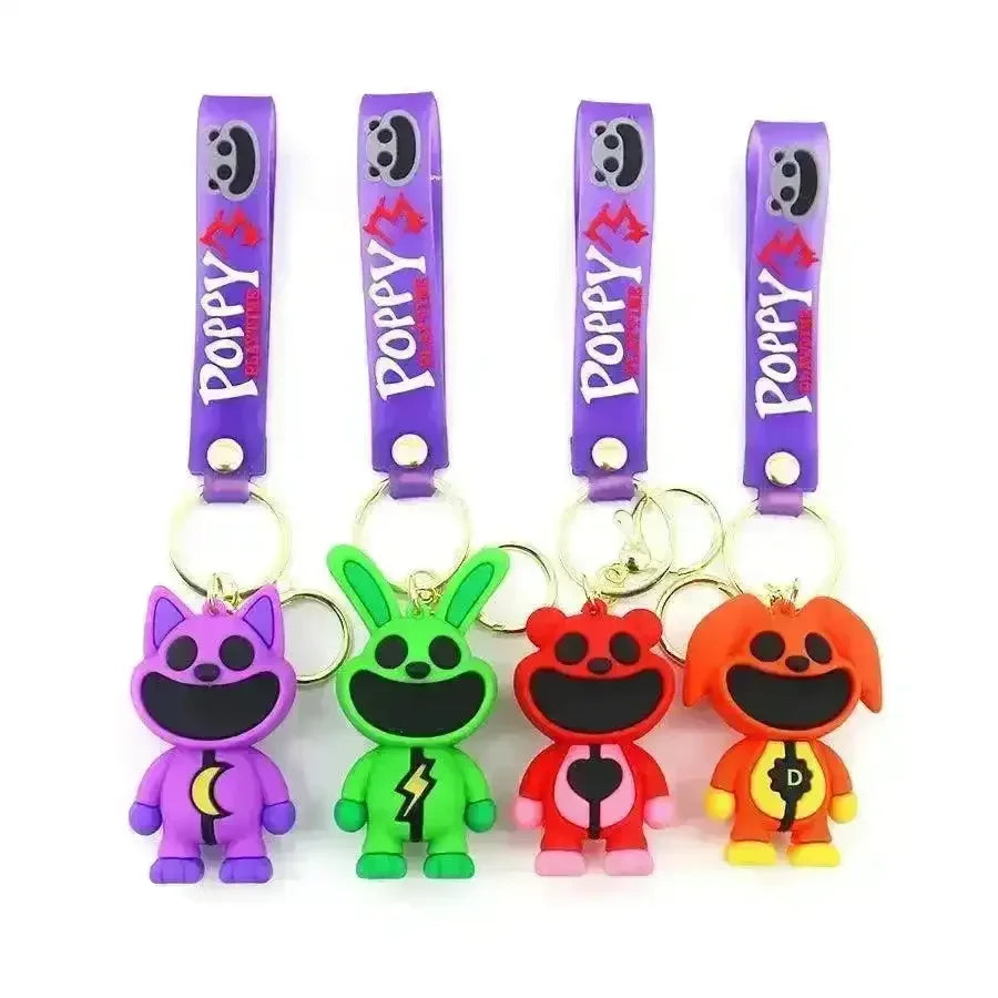 Smiling Critters Keychain - Bear Hugs