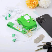 Smiling Dino Silicon Coin Pouch - Bear Hugs