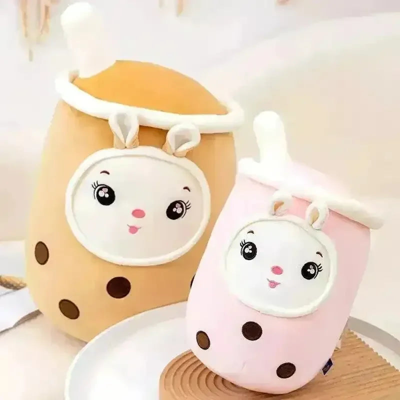 Smiling Face Kawaii Boba Tea Plushie - Bear Hugs