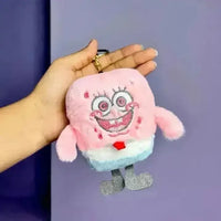 Smiling SpongeBob Plush Keychain - Bear Hugs