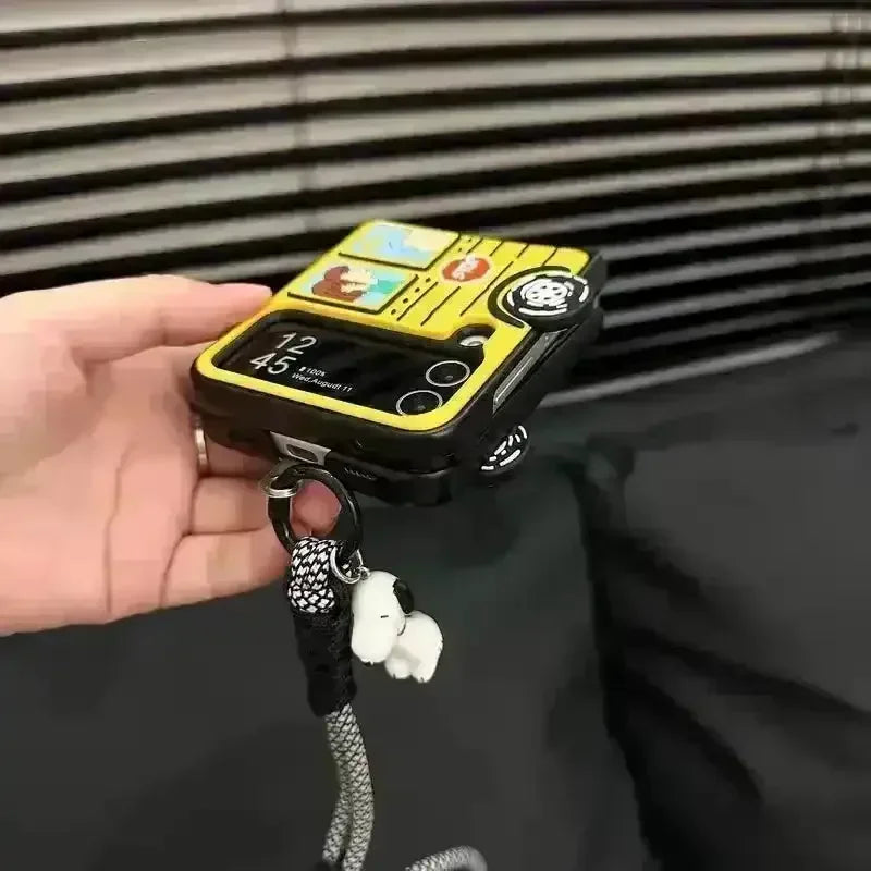 Snoopy Bus Case For Samsung Z Fold and Z Flip - Bear Hugs