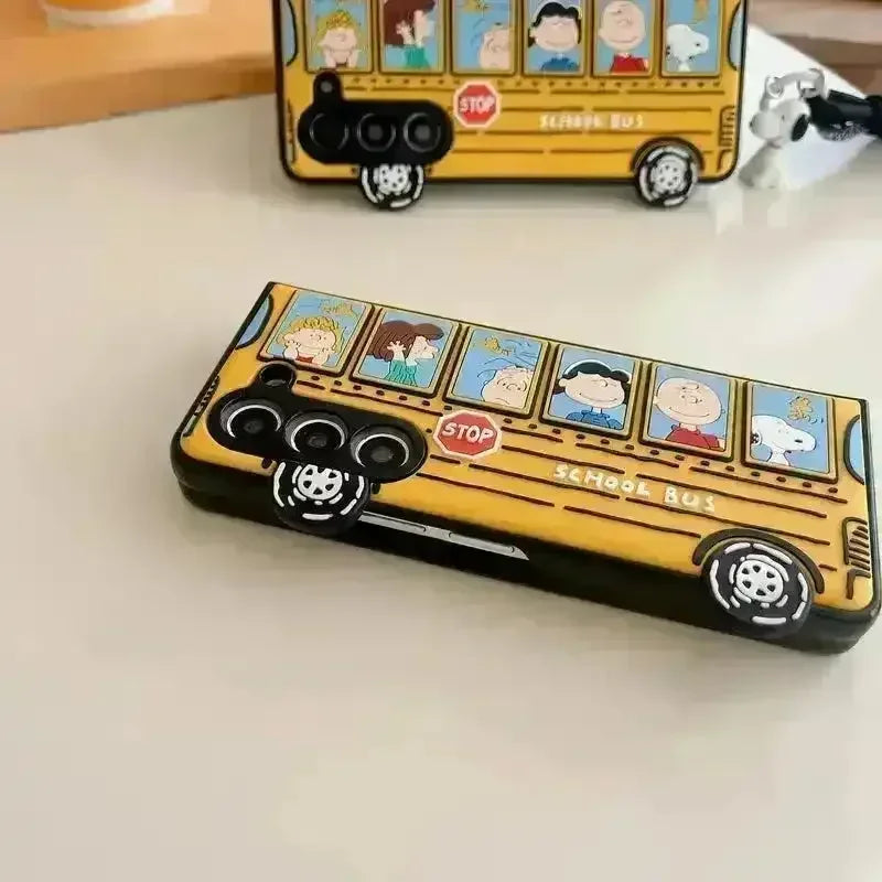 Snoopy Bus Case For Samsung Z Fold and Z Flip - Bear Hugs