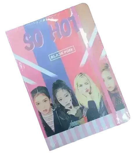 So Hot Black Pink A5 Notebook - Bear Hugs