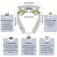 Soothing 4 Electrode Cervical Massager - Bear Hugs