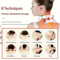 Soothing 4 Electrode Cervical Massager - Bear Hugs