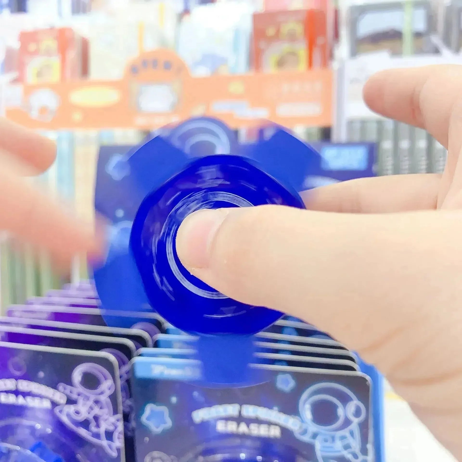 Space Astronaut Fidget Spinner Eraser - Bear Hugs