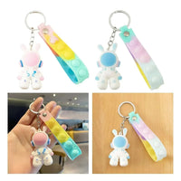 Space Rabbit 3D Keychain - Bear Hugs