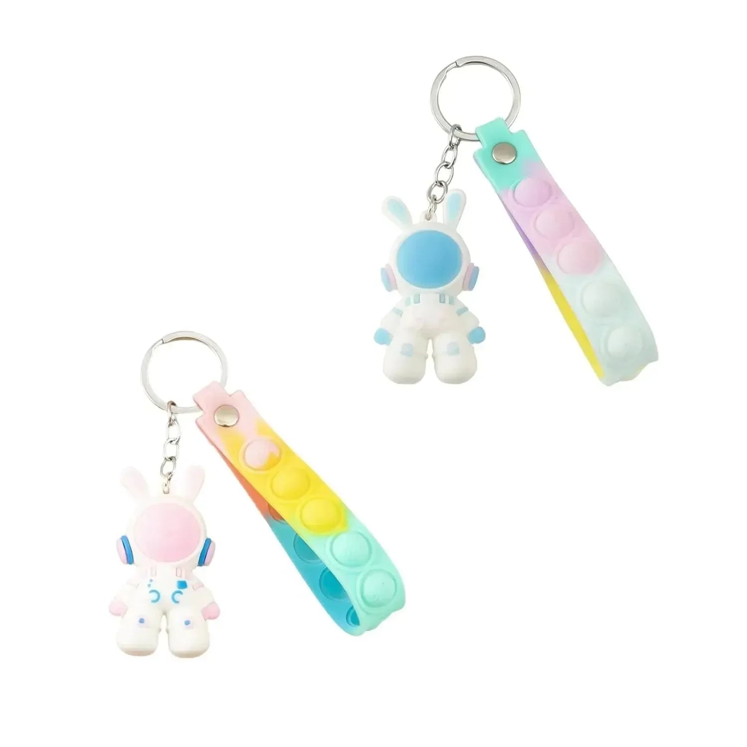 Space Rabbit 3D Keychain - Bear Hugs