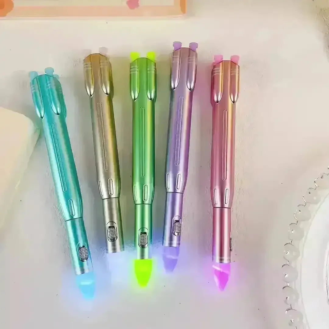 Space Rocket Glowing Ball Pen - Bear Hugs