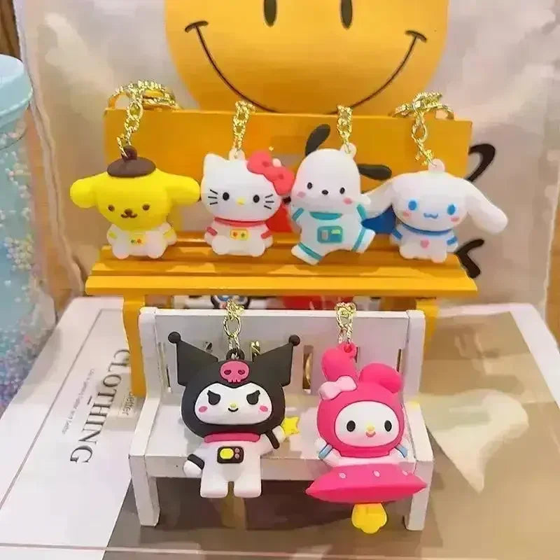 Space Suit Sanrio 3D Keychain - Bear Hugs