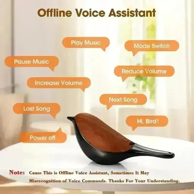 Sparrow Shaped B20 White Noise Speaker - Bear Hugs