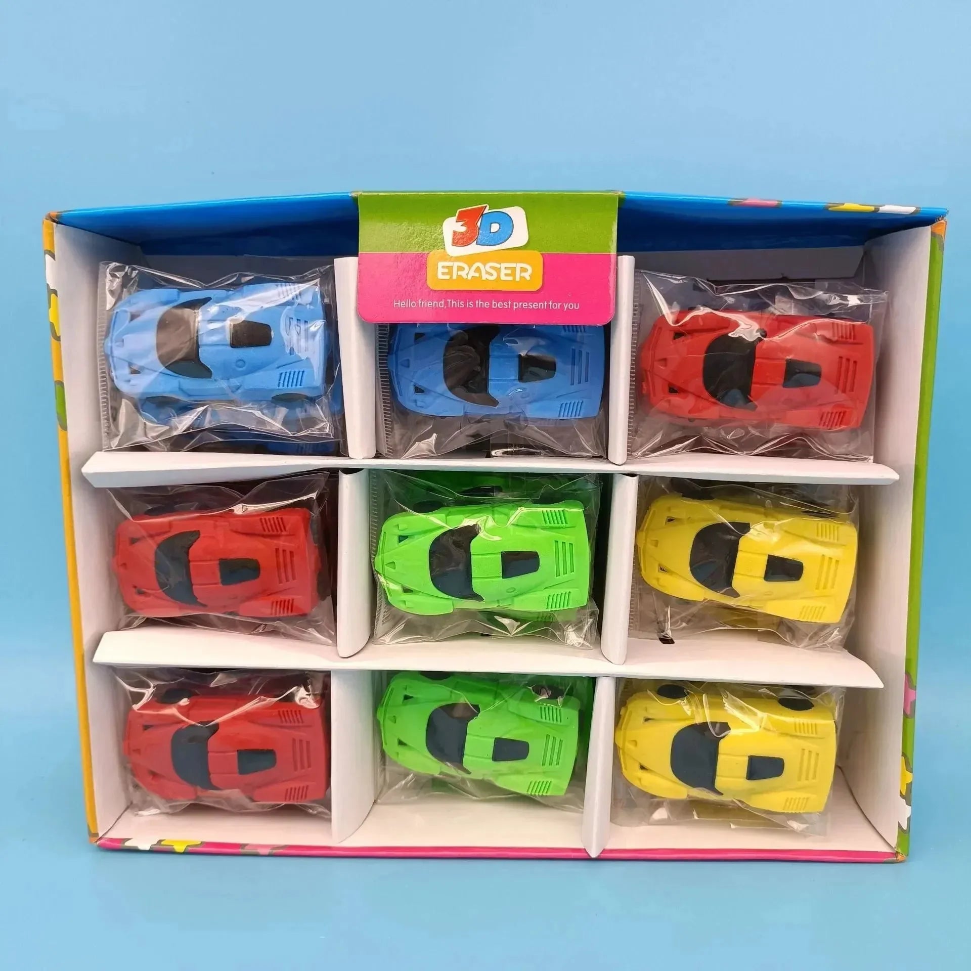 Speedy Car Detachable Eraser - Bear Hugs